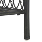 SAFAVIEH Bryn Étagère de boulanger d'extérieur victorienne en fer forgé à 4 niveaux - 63,5 cm l x 38,1 cm P x 160 cm H - 25L x 15P x 63H