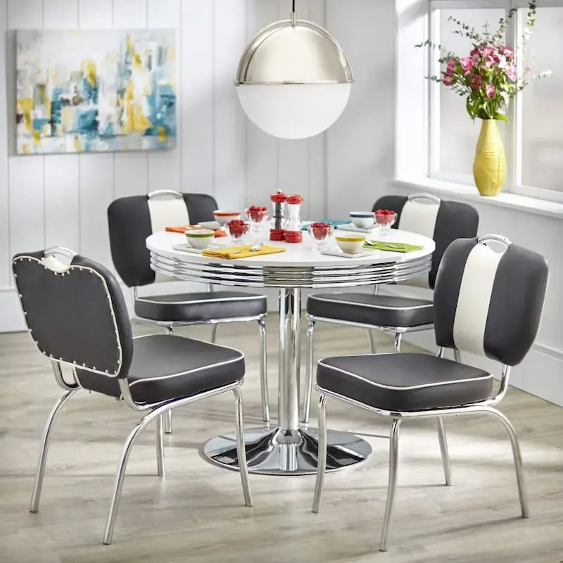 Ensemble de salle à manger Simple Living Raleigh Retro 5 pièces