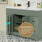 Meuble-lavabo Wavy Line 30/36/48 avec évier et robinet
