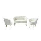 Ensemble de salon 3 pièces Xabier 132 cm par HULALA HOME