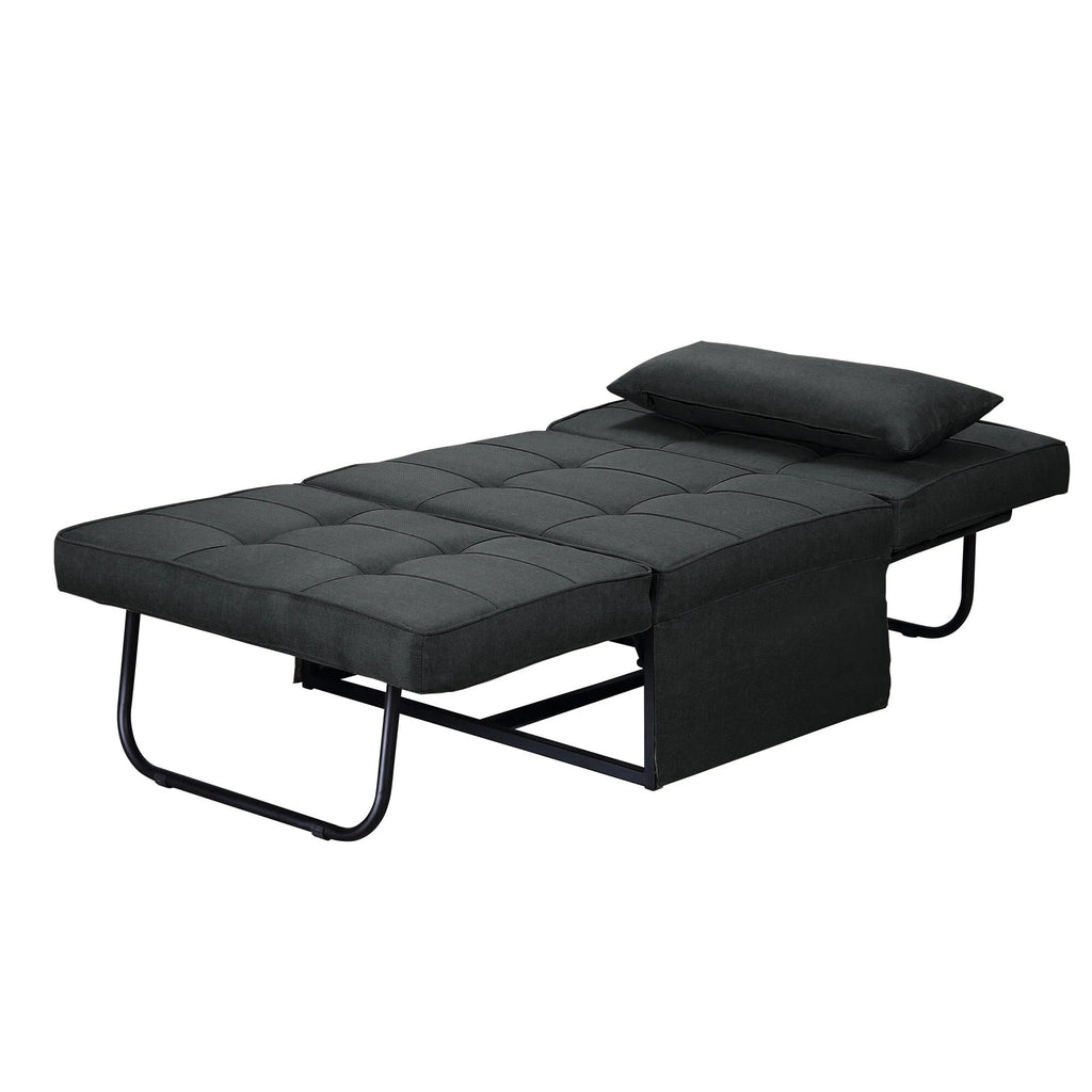Canapé Convertible Lit Canapé Fauteuil Ottoman Pliant Fauteuils Inclinables pour Salon