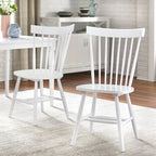 Chaises de salle à manger à barreaux en bois massif Simple Living Venice (lot de 2)
