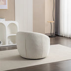 Fauteuil pivotant - Rotation à 360° - Tissu bouclé