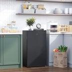 HOMCOM Mini-réfrigérateur avec congélateur 90 L, petit réfrigérateur avec thermostat réglable pour chambre