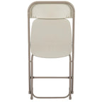 Chaise pliante en plastique - Lot de 10 - Capacité de 295 kg - Chaise événementielle