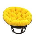 Fauteuil Papasan en rotin Bali de 42 pouces avec coussin en sergé
