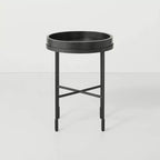 Table d'appoint d'appoint en bois et métal – Noir – Hearth & Hand™ avec Magnolia