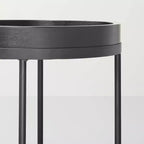 Table d'appoint d'appoint en bois et métal – Noir – Hearth & Hand™ avec Magnolia