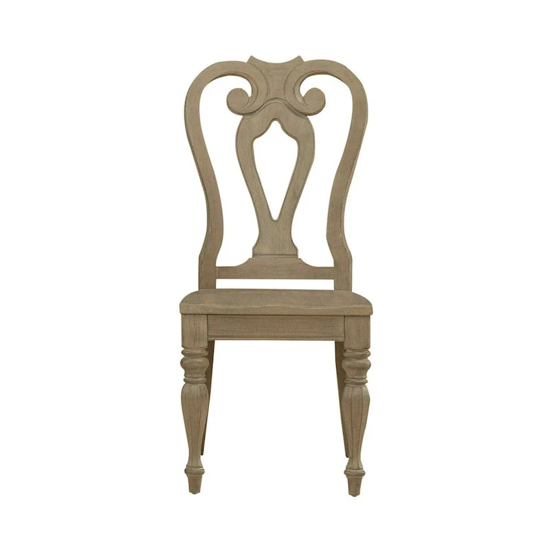 Chaise de salle à manger Magnolia Manor à dossier ajouré (lot de 2)
