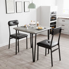 Ensemble Table et Chaises de Salle à Manger Moderne - 3 Pièces