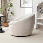 Fauteuil pivotant - Rotation à 360° - Tissu bouclé
