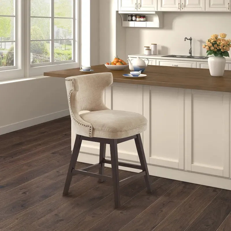Tabouret de comptoir pivotant à 360 degrés Madison Park Janet