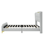 Lit rembourré moderne en cuir PU Uphou de Christopher Knight Home