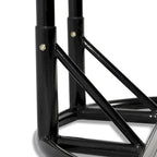 LeisureMod Fauteuil suspendu œuf 2 places avec support - Balançoire hamac de patio en rotin osier intérieur/extérieur avec coussins