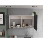TUHOME Napoles Meuble Haut Mural Double Porte - N/A