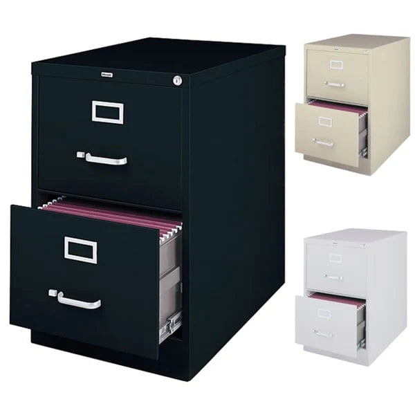 Meuble de classement vertical commercial Hirsh à 2 tiroirs pour documents de format légal