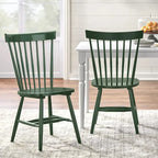 Chaises de salle à manger à barreaux en bois massif Simple Living Venice (lot de 2)