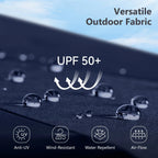 MAISON ARTS Parasol double de 4,5 m pour terrasse, grande taille, avec pied inclus