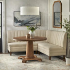 Ensemble banquette rembourrée à dossier cannelé 3 pièces Kerrington de Lifestorey