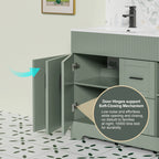 Meuble-lavabo Wavy Line 30/36/48 avec évier et robinet