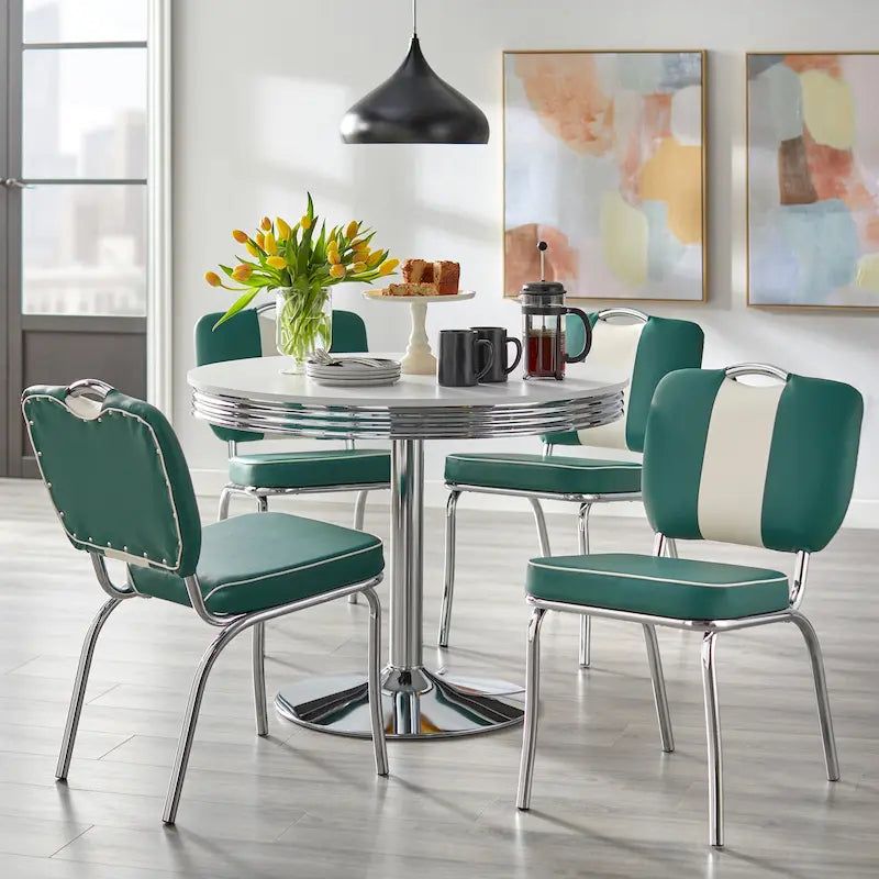 Ensemble de salle à manger Simple Living Raleigh Retro 5 pièces