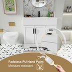 Meuble-lavabo Wavy Line 30/36/48 avec évier et robinet