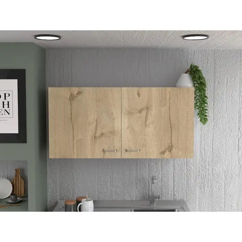 TUHOME Napoles Meuble Haut Mural Double Porte - N/A