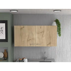 TUHOME Napoles Meuble Haut Mural Double Porte - N/A