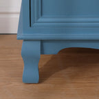 Meuble d'appoint rustique en bois marron pour le rangement du salon