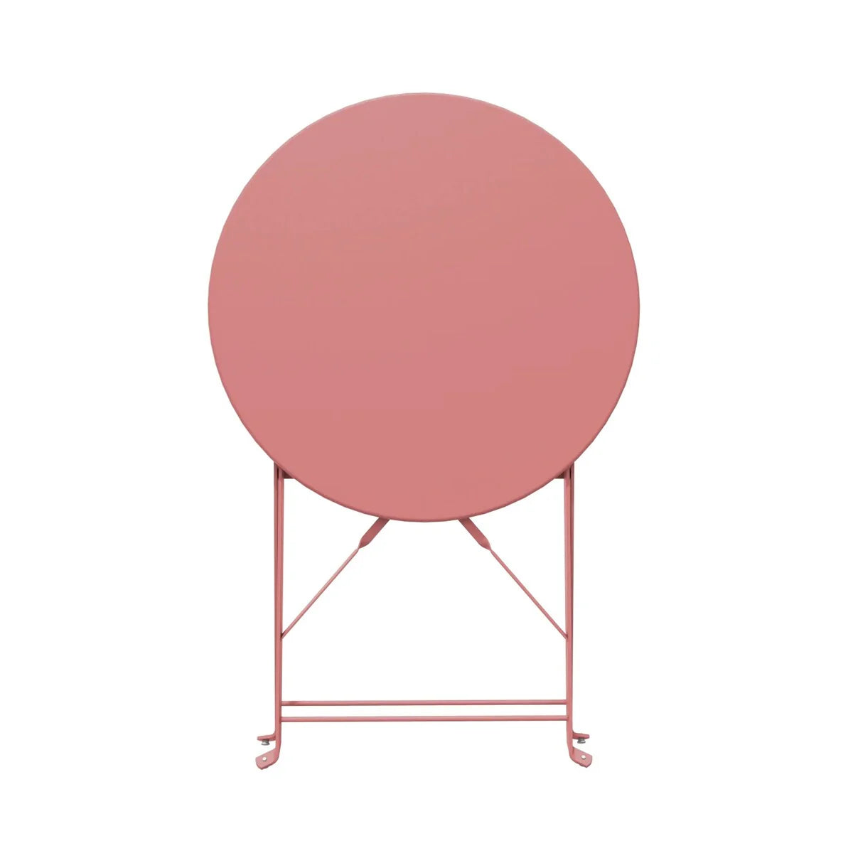 Ensemble bistro pliant 3 pièces en métal, ensemble de conversation intérieur/extérieur résistant aux intempéries pour patio, cour, jardin