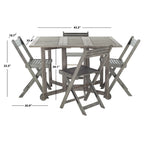 Ensemble de table à manger d'extérieur SAFAVIEH Outdoor Brandy 5 pièces - 43Lx35Px29H
