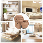 Fauteuil inclinable moelleux avec fonction massage et chauffage