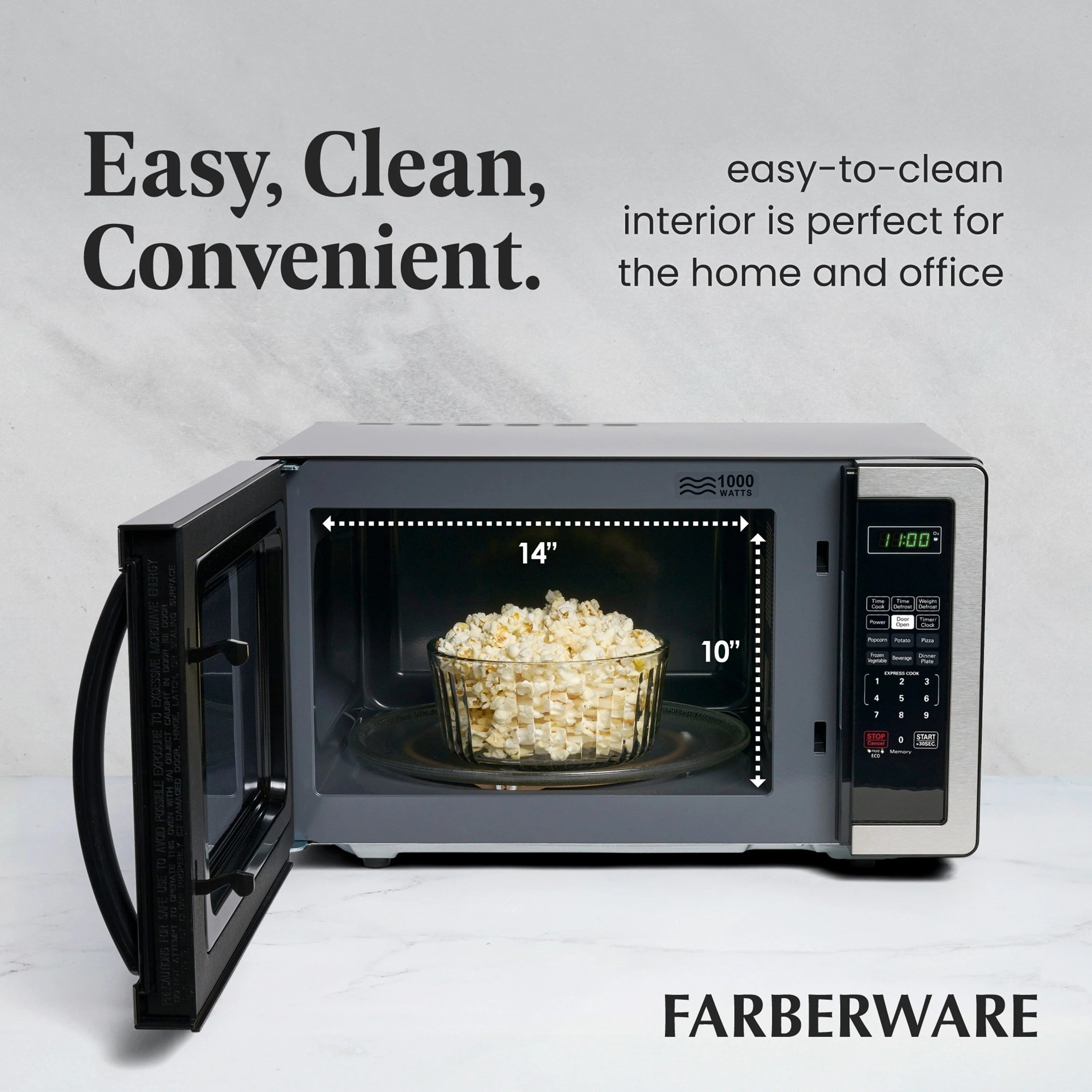 Four à micro-ondes classique Farberware 1,1 pi cu, 1000 W