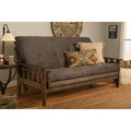 Ensemble de futon Somette Tucson pleine grandeur en noyer rustique avec matelas