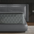 SweDrea Matelas hybride en mousse à mémoire de forme moelleux 8/12 po. respirant et rafraîchissant avec CertiPUR-US, SGS et OEKO-TEX