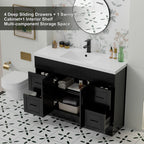 Meuble-lavabo Wavy Line 30/36/48 avec évier et robinet