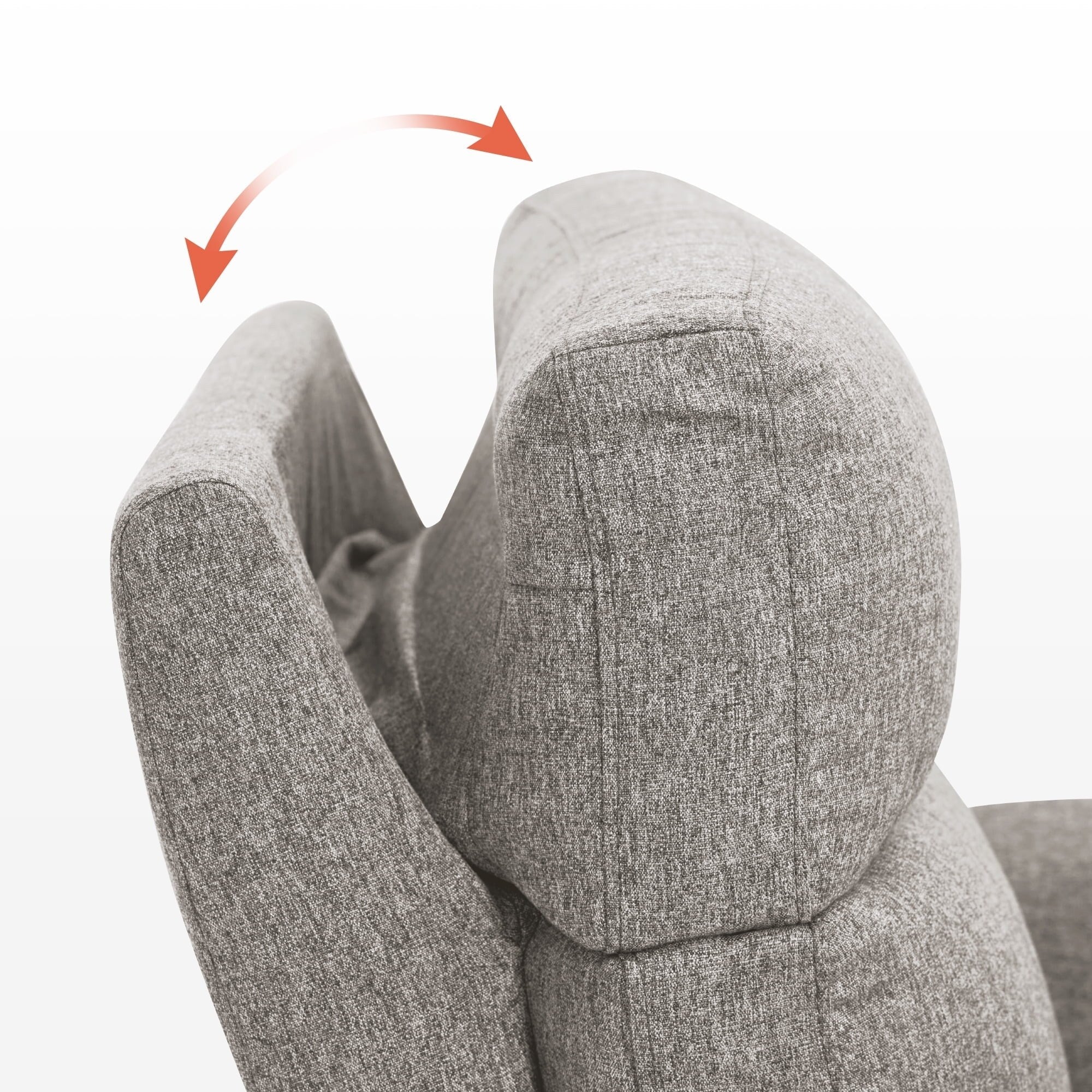 Canapé inclinable électrique biplace MCombo 60.2 avec massage et double chauffage, appuie-tête réglable, ports USB et USB-C, en tissu