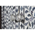 Meuble d'appoint Steve Silver Firoz avec incrustations en os