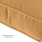 Ensemble de 2 coussins d'extérieur Sunbrella haut de gamme à assise profonde