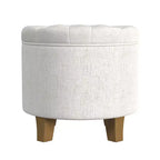 Ottoman de rangement touffeté Boho - HomePop