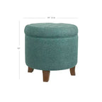 Ottoman de rangement touffeté Boho - HomePop