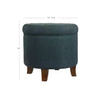 Ottoman de rangement touffeté Boho - HomePop