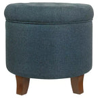 Ottoman de rangement touffeté Boho - HomePop