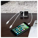 Table de chevet 26 avec port USB - Flora Home
