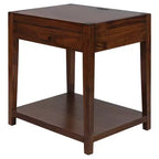 Table de chevet 26 avec port USB - Flora Home