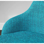 Chaise d'appoint de salle à manger moderne du milieu du siècle Bacci - Lumisource