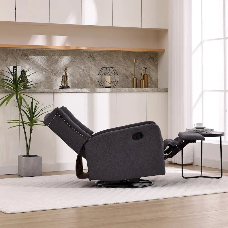 Fauteuil de relaxation multi-vitesses, rotatif à 360 degrés, avec fonction de bascule