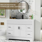 Meuble-lavabo Wavy Line 30/36/48 avec évier et robinet
