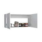 TUHOME Napoles Meuble Haut Mural Double Porte - N/A