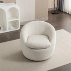 Fauteuil pivotant - Rotation à 360° - Tissu bouclé